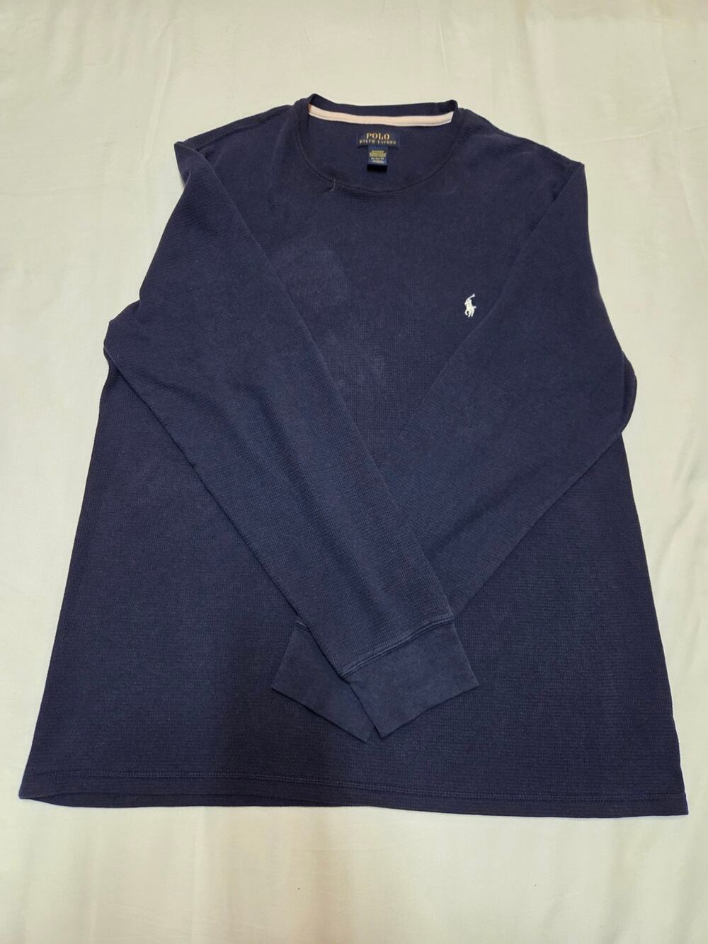 Polo by Ralph Lauren Dark Navy Long-Sleeve Crew Sweatshirt with Pony Sleepwear